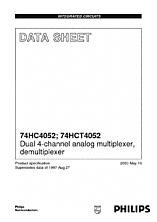 DataSheet 74HC4052 pdf